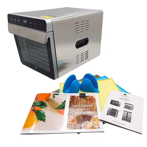 Дегідратор професійний Tekhniko DH-08A-SS нержавіюча сталь (8 лотків) - фото 6