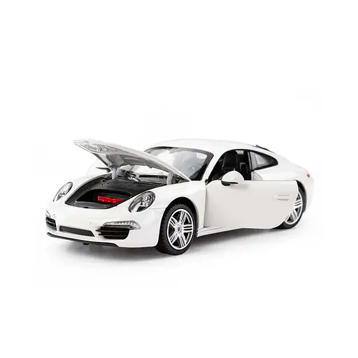 Машинка Rastar PORSCHE 911 CARRERA S 1:24 белый 56200 - фото 3