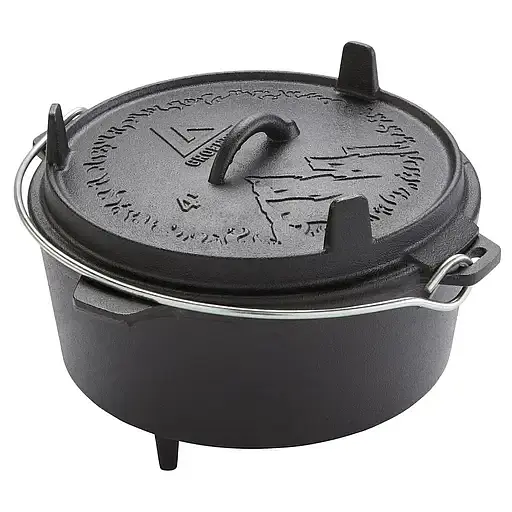 Котел с крышкой Groenberg Askja Pot Black 25 см 4 л (DAS303243) - фото 1