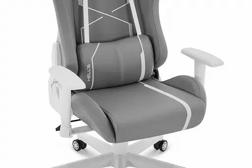 Компьютерное кресло Hell’s HC-2001 Grey экокожа - фото 5