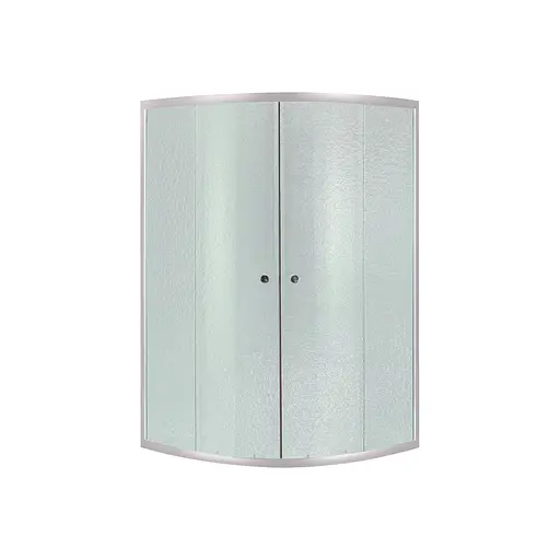 Душевая кабина Lidz Latwa SC80x80.SAT.HIGH. FR, стекло Frost 4 мм без поддона, Универсальная, матовая - фото 1