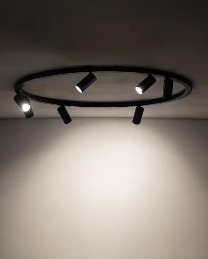 Люстра Nowodvorski 11947 Fourty Round GU10 R35 7x10W IP20 синяя - фото 3