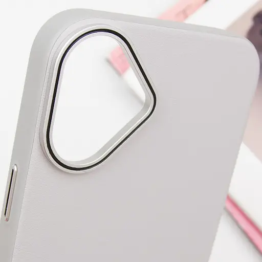 Чохол SGP PC+Leather with MagSafe для Apple iPhone 16 Plus 6.7 Grey - фото 4