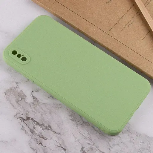 Силіконовий чохол Epik Candy Full Camera для Apple iPhone XS Max 6.5 Фісташковий - фото 4