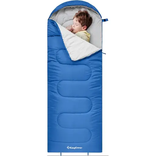 Спальный мешок KingCamp Oasis 250S Comf +12°C / Lim +7°C / Extr -3°C Blue - фото 2