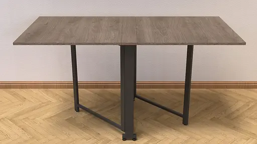 Стіл-книга трансформер Оріон 2 Ferrum-decor 750x1520x730 Чорний метал ДСП Дуб Сонома Трюфель 16 мм (FRD-104587) - фото 6