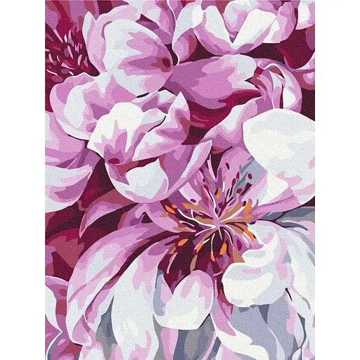 Картина по номерам на підрамнику Brushme Цвіт у макро зйомці - фото 1