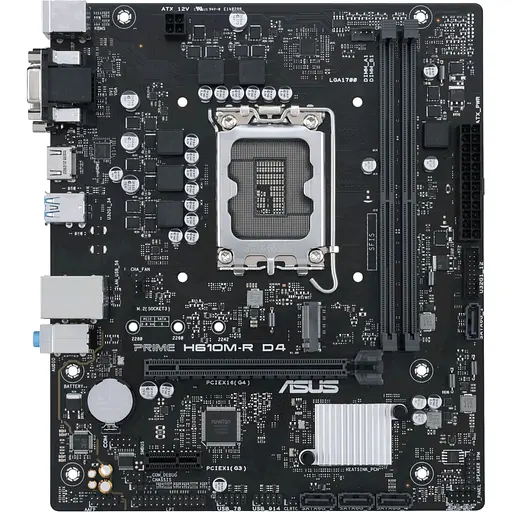Материнская плата Asus Prime H610M-R D4-SI Socket 1700