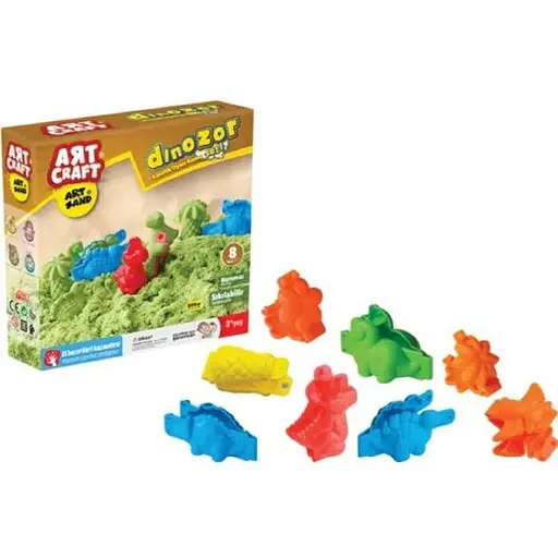 Кінетичний пісок Dede Art Craft Динозаври 500 г (3613)