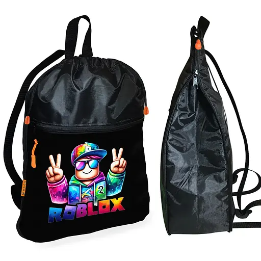 Шкільний рюкзак дитячий Роблокс / Roblox + Сумка для взуття спортивної форми рюкзак-мішок хлопчикові (01829) - фото 2