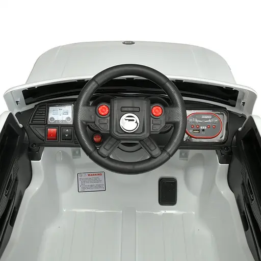 Дитячий електромобіль Bambi Джип M 4837EBLR-1 білий до 40 кг - фото 3