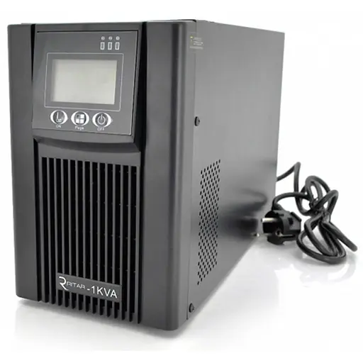 Источник бесперебойного питания Ritar 1000 ВА / 900 Вт / Без АКБ (PT-1KL-LCD) - фото 1
