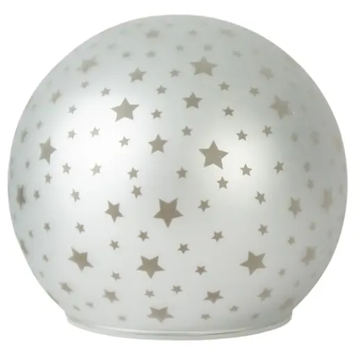 Світильник декоративний Chomik Куля скляний LED 12x11 см білий (BOZ1839)