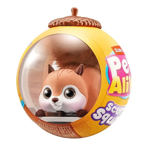 Интерактивная игрушка Pets Alive S1 - Белочка коричневая (9565E)