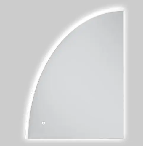 Дзеркало Mixxus Premium TOPPER MS02-75x100 (LED Touch, Anti-fog (3-6,5kK)) (MP6634) - фото 2