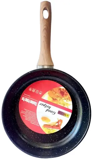 Сковорода для жарки WANGFA WF-152 с антипригарным тефлоновым покрытием 26 см Черный - фото 1