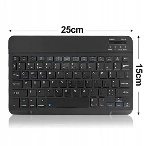 Бездротовий комплект (клавіатура/англ + мишка) UKC BT Combo (Android/Windows/iOS) Чорний - фото 2