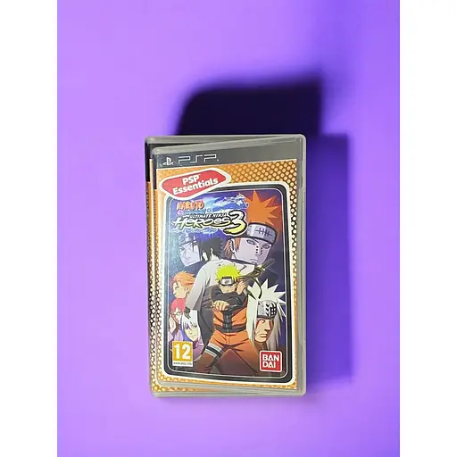 Лицензионный диск на PSP лицензия Naruto Shippuden: Ultimate Ninja Heroes 3