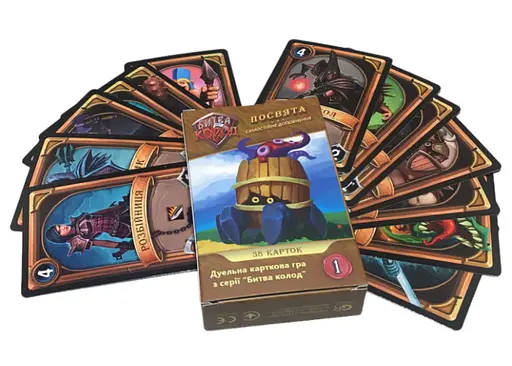 Настільна гра Games 7 Days Битва Колод. Випуск 1: Посвята (Clash of Decks: Starter Kit) (укр.) + унікальне промо! (БК001) - фото 3