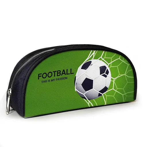 Пенал шкільний для футболіста з принтом Футбольний м'яч 23х10х8 см дитячий для хлопчика (3951)