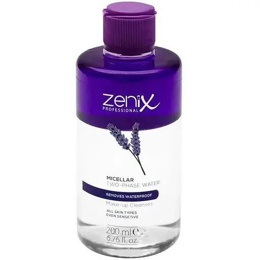 Двофазна міцелярна вода для зняття макіяжу Zenix 200 мл (Liv411401) - фото 1
