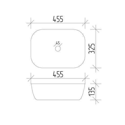 Умивальник VBI Ravenna white накладний VBI-011200, Білий - фото 7