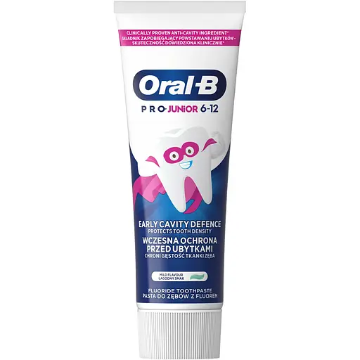 Набор: Зубная щетка Oral-B Pro Kids Frozen с футляром + Зубная Паста Oral-B Pro Junior для детей от 6 до 12 лет 75 мл  - фото 2