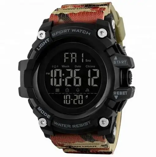 Чоловічий спортивний годинник Skmei 1384 Камуфляж - фото 2