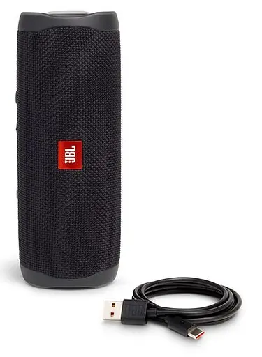 Портативная колонка JBL Flip 5 Black (JBLFLIP5BLKEU) (6702503) - фото 5