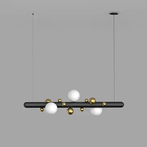 Підвісний світильник Babich Studio Lunar 900 Black (RAL 9005) - фото 2