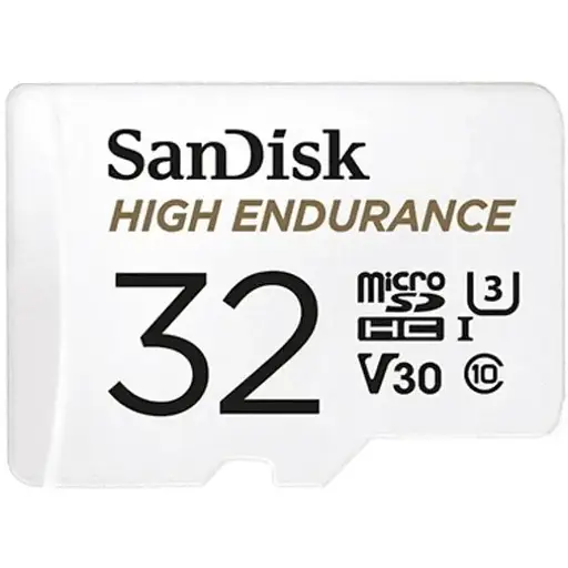 Карта памяти microSDHC SanDisk High Endurance 32 Gb (UHS-1 U3) class 10 V30 (100Mb/s) - фото 1