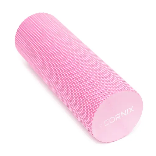 Масажний ролик Cornix EVA+ 45 x 15 см (валик, ролер) XR-0303 Pink - фото 2