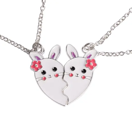 Набор ожерелья Ты мое сердце 2шт - фото 4