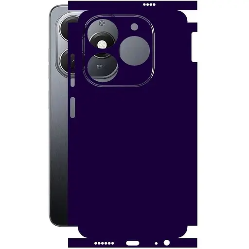 Захисна плівка StatusSKIN для Tecno Spark 20 Корпус Вініл Фіолетова глянцева - фото 1