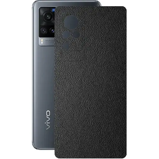 Захисна плівка StatusSKIN для Vivo X60 Pro 5G Корпус Вініл Шкіра чорна - фото 1