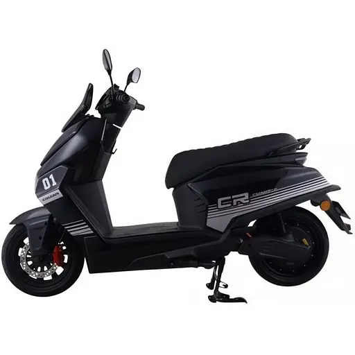 Электроскутер Двухместный Crosser CR22 (2500W, 72V/35Ah) Черный - фото 3