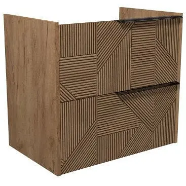 Тумба Мойдодир Cubic 70-A під умивальник дуб обпалений - фото 1