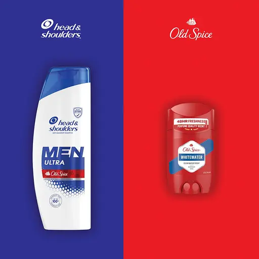 Подарочный набор: Шампунь против перхоти Head&Shoulders Old Spice 330 мл + Твердый дезодорант Old Spice Whitewater 50 мл - фото 2