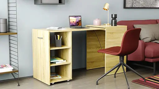 Стіл-тумба трансформер Смарт 1/1 Ferrum-decor 750x1450x500 ДСП Дуб Сонома 16 мм (FRD-105070) - фото 10