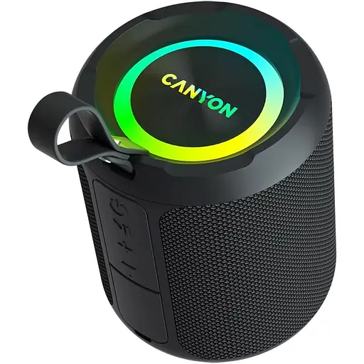 Портативна акустика Canyon OnMove 11 IPX6 TWS 20W EQ RGB Black (CNE-CBTSP11) - фото 1