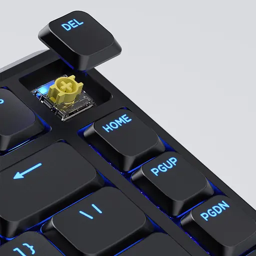 Клавіатура Keychron J1 82Key K pro Banana WL/BT/USB-A QMK Hot-swap EN/UKR RGB Black (J1-H4-UA) - фото 5