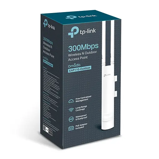 Точка доступу TP-Link EAP110 OUTDOOR White 2,4 GHz до 300 Мбіт/с - фото 4
