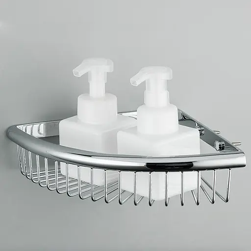 Полка угловая Frap 240x55мм F352 1/20 Нержавеющая сталь - фото 3