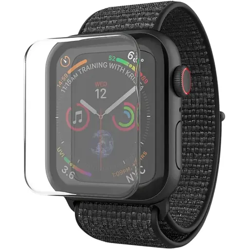 Защитное стекло DK для Apple Watch 44mm (Series 4 / 5 / 6 / SE1 / SE2) UV Curved (09224) (clear)