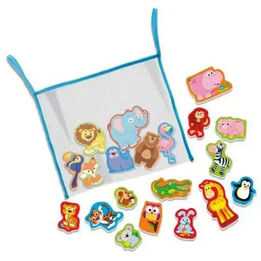 Набір наклейок для ванної 4M Зоопарк Bubblie Duckie 00-04746 Іграшки для ванної купання - фото 1