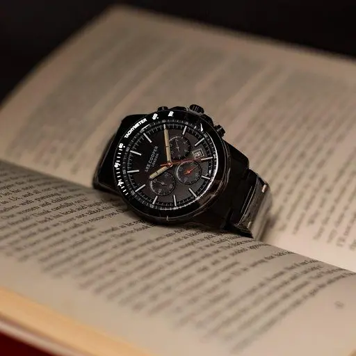 Чоловічий наручний годинник Lee Cooper Shark (Чорний) - фото 7