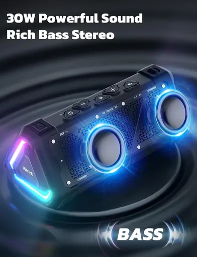 Бездротовий портативний водонепроникний динамік - фото 4