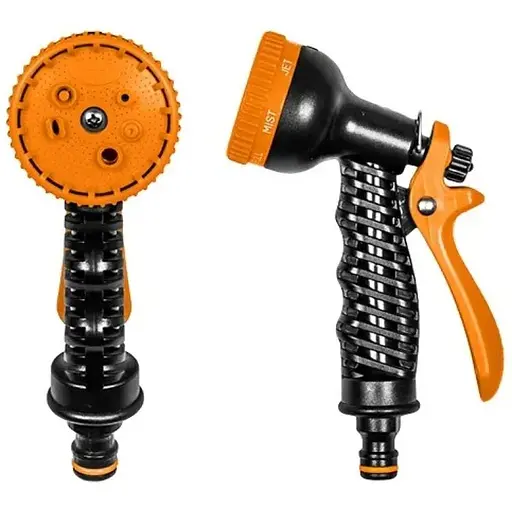 Пистолет Bradas для полива пластиковый 7 режимов BLACK LINE ECO-2109 - фото 1