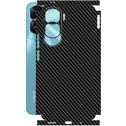 Защитная пленка StatusSKIN для Honor 90 Lite Корпус Винил Карбон черный - фото 1