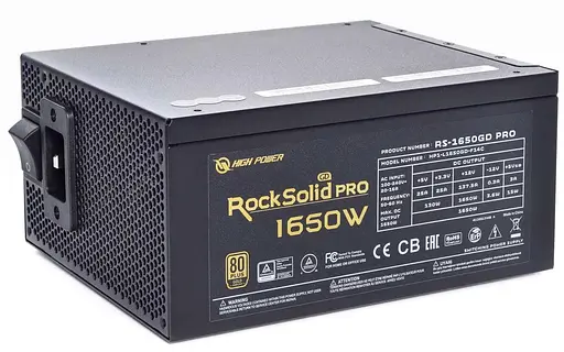 Блок живлення QUBE 1650W 80+ GOLD 1650W (RS-1650GD PRO) - фото 2